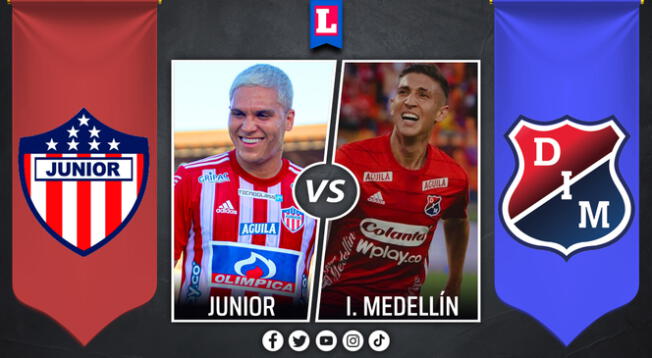 Junior vs Medellín por la fecha 2 de la Liga BetPlay 2023