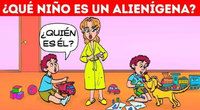 Acertijo visual: Descubre al alienígena en esta prueba viral Acertijo visual: Descubre al alienígena en esta prueba viral