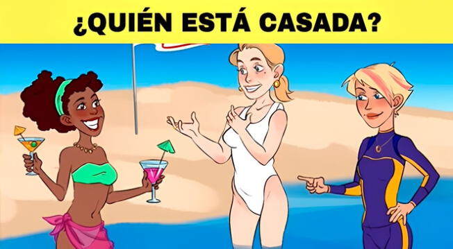 ¿Quién está casada? Completa este acertijo antes del tiempo límite