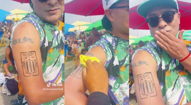 El popular comediante se realizó un 'tatuaje' y sorprendió a sus fans.