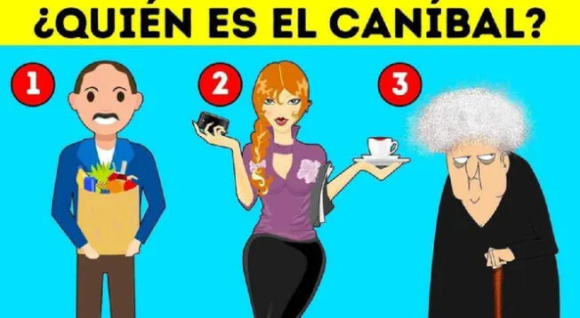 Detecta al caníbal en solo 7 segundos, ¿eres un 'GENIO'?