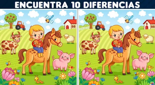 Descubre cuáles son las 10 diferencias en el reto visual para cracks