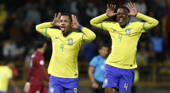 Brasil aplastó a Venezuela por el hexagonal del Sudamericano Sub 20