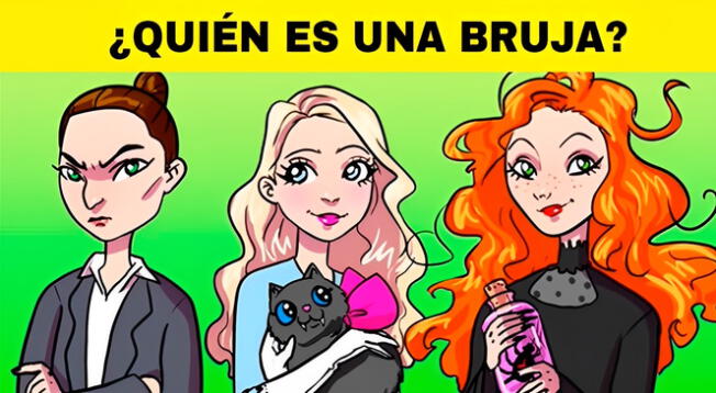 ¿Quién es una BRUJA? Trata de resolver este acertijo antes que el tiempo termine