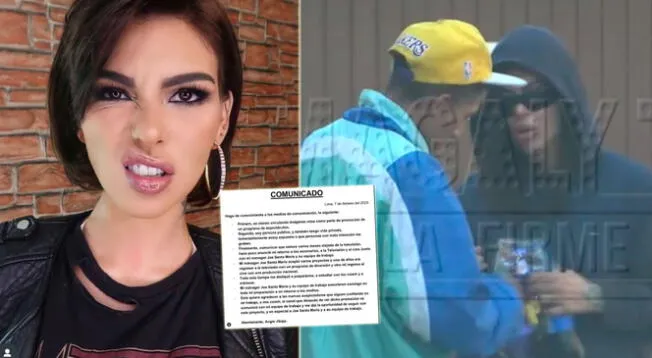 Angie Jibaja se pronunció tras videos difundidos en Magaly Medina