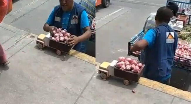 Hombre ofrece 'camionada' de cebolla a 2 soles y sorprende a sus clientes con ingenios