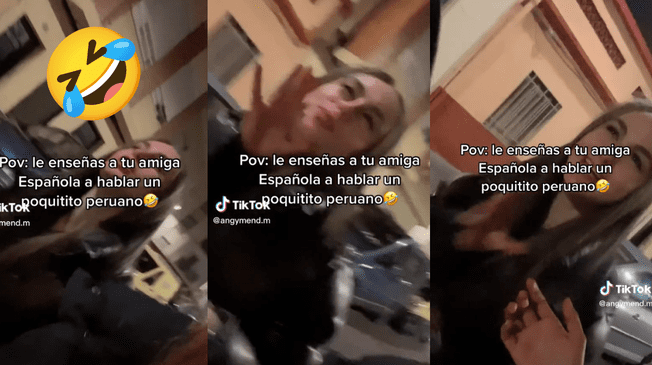 Joven europea causó sensación en TikTok por su 'delicada' forma de expresarse usando algunas jergas peruanas.