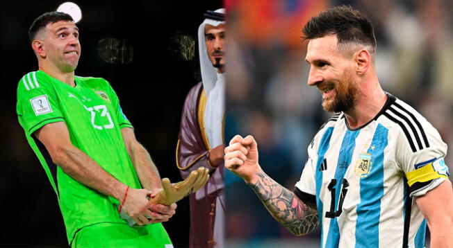 Dibu Martínez contó que Messi lo provocó para hacer el gesto obsceno con el Guante de Oro