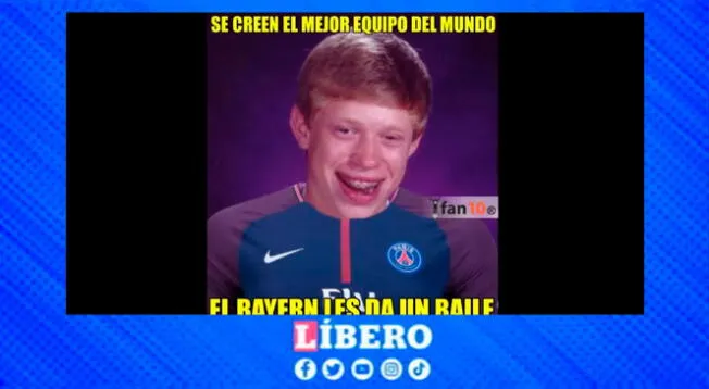 Un divertido meme ya circula en las redes sociales tras la caída del PSG Un divertido meme ya circula en las redes sociales tras la caída del PSG