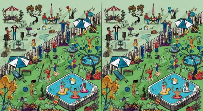 Ubica las 8 diferencias de este reto visual en tiempo récord. Ubica las 8 diferencias de este reto visual en tiempo récord.