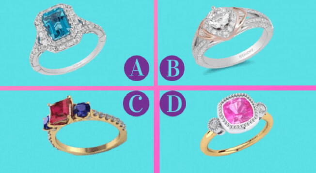 Test: Selecciona el anillo que más te guste en esta prueba viral y conoce más de ti