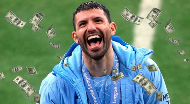 Sergio Agüero ganó importante suma de dinero en solo 90 minutos