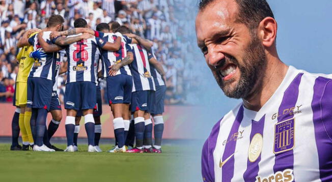 El once que probó Guillermo Salas no incluyó a Hernán Barcos en la delantera. Foto: Alianza Lima / Liga 1 / Composición Líbero