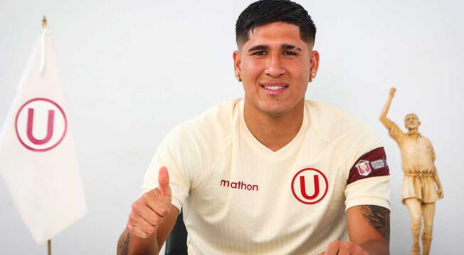 José Luján firmó por la 'U' en el 2023, pero hasta ahora no ha sido tomado en cuenta. Foto: Universitario de Deportes