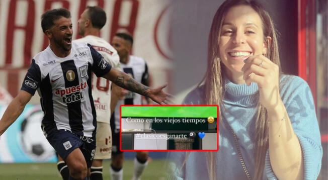 La esposa del futbolista envió un controversial mensaje tras el Clásico.