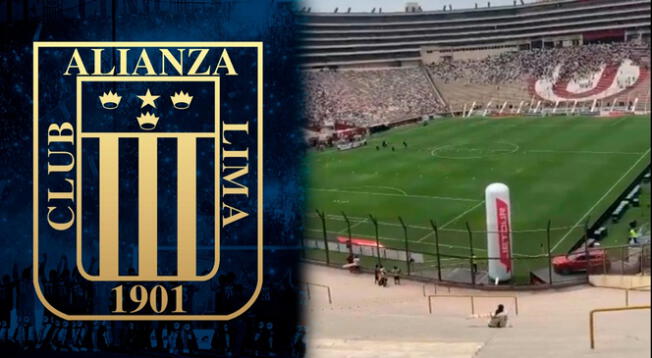 Hincha de Alianza Lima se hizo presente en el Estadio Monumental