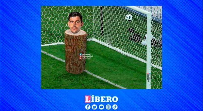 Thibaut Courtois cometió terrible blooper y Liverpool anotó el segundo