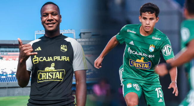 Adrián Ascues y Jhilmar Lora brillaron en Sporting Cristal contra Nacional. Foto: Sporting Cristal / Composición Líbero