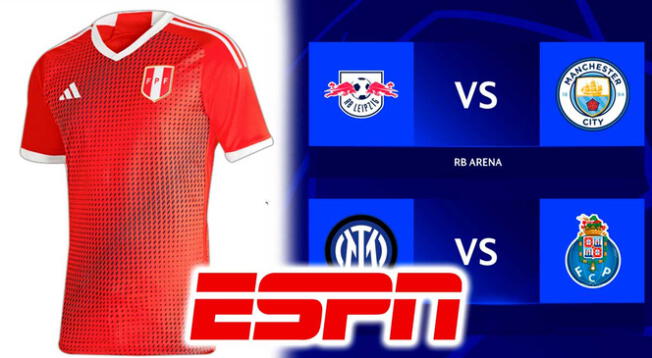 ESPN destacó a peruano que jugaría el Leipzig vs Manchester City