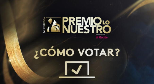 Conoce cómo votar por tu artista favorito en la nueva edición del Premio Lo Nuestro.