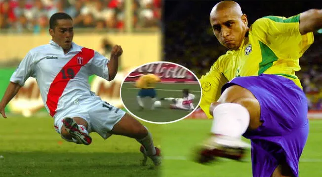 El día que Marko Ciurlizza 'partió' a Roberto Carlos en un Perú vs. Brasil