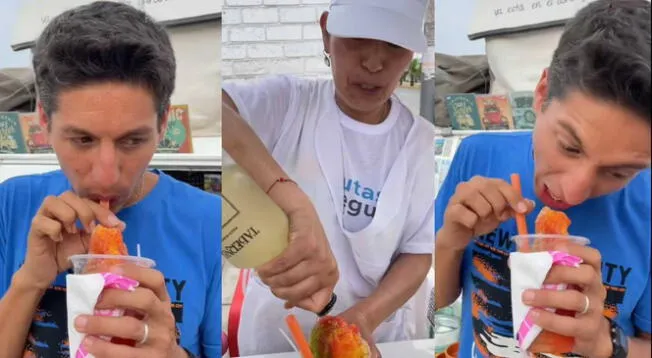 Viral: Argentino prueba la raspadilla y queda sorprendido con su sabor