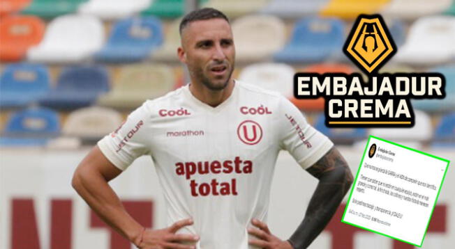 Embajadur Crema pidió respeto a la camiseta de la 'U'