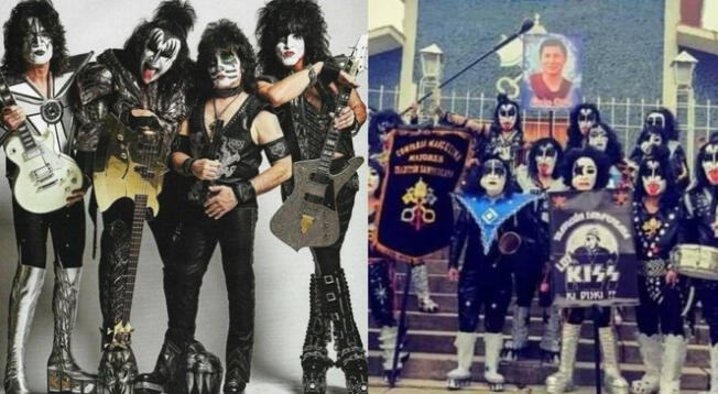 Kiss saluda a agrupación que se caracterizó como ellos en carnaval de Cajamarca