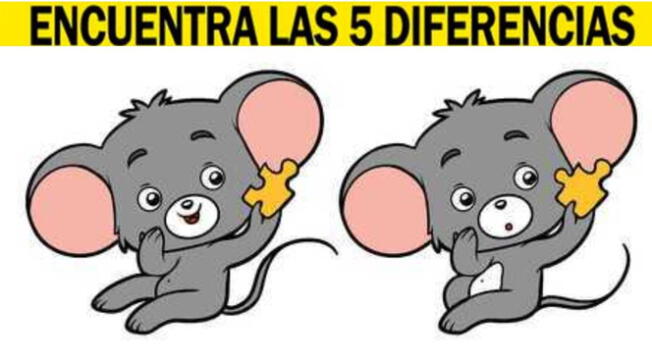 ¿Cuáles son las 5 diferencias del desafío viral? Tienes 6 segundos