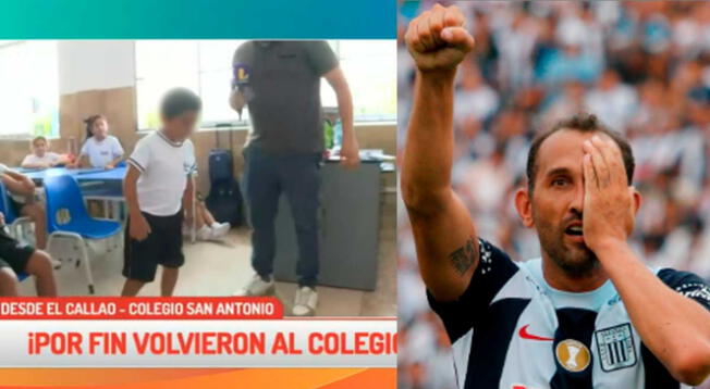 Niño hincha de Alianza Lima retorna a clases y hace 'dominadas' como Hernán Barcos