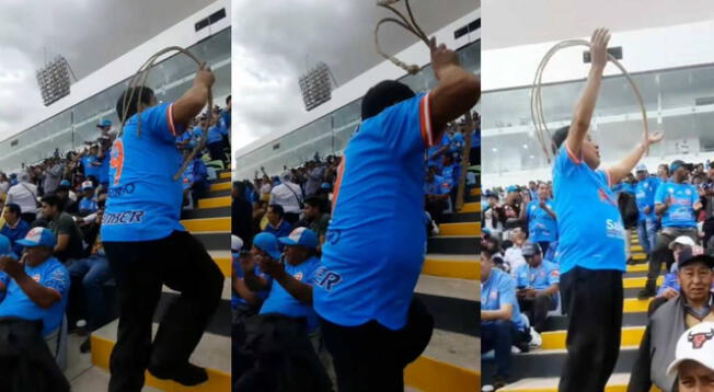 TikTok: Hincha hace que su equipo cante más alto amenazados por 'chicote'