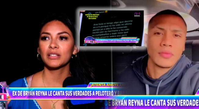 Expareja de Bryan Reyna revela mensaje que el jugador le envió tras ser ampayado