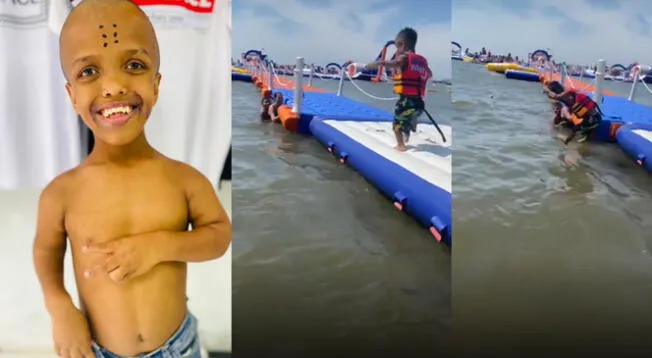 El travieso comediante protagonizó un bochornoso incidente en su día de playa.