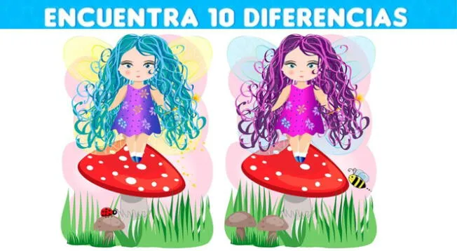 Halla las 10 diferencias del reto en solo 7 segundos y triunfa