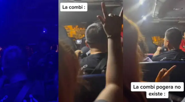 'Combi poguera' se luce en las afueras de show de Paramore y suelta temas de la banda