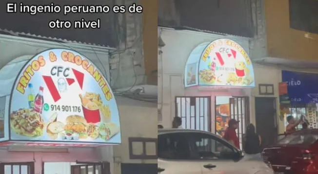 TikTok: Luce su nuevo local versión peruana de 'KFC' y lo denomina 'CFC'