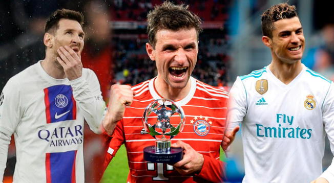 Thomas Müller y el fuerte comentario sobre Lionel Messi y Cristiano Ronaldo