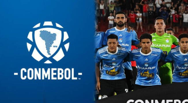 Conmebol y la publicación en la que figura el escudo de Sporting Cristal