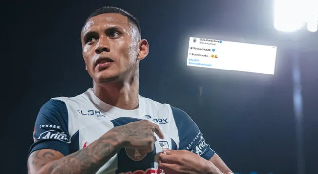 Alianza Lima presumió el tremendo gesto que hizo Bryan Reyna