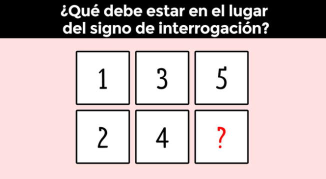 Tienes solo 5 segundos para superar este desafío para mentes ágiles y veloces. Tienes solo 5 segundos para superar este desafío para mentes ágiles y veloces.