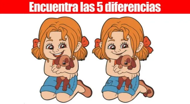 Ubica las 5 diferencias en este reto viral de tiempo récord