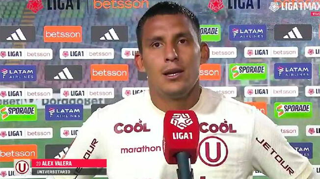 Alex Valera habló tras el triunfo de Universitario sobre Binacional