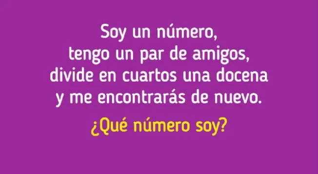 Ubica la respuesta a este desafío mental en menos de 5 segundos