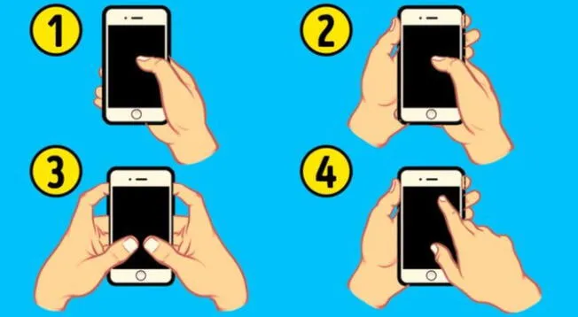La manera en cómo agarras el celular describirá tu personalidad.