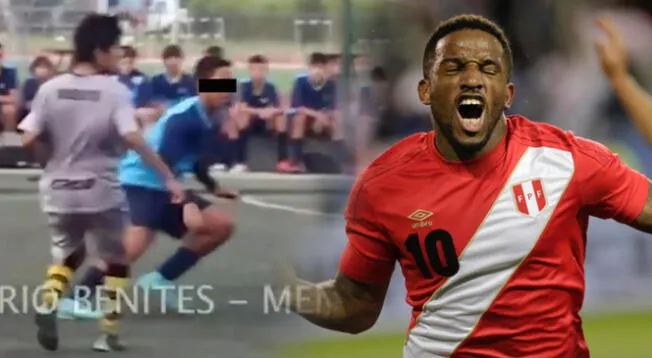 El hijo de Jefferson Farfán demuestra su habilidad en el campo.