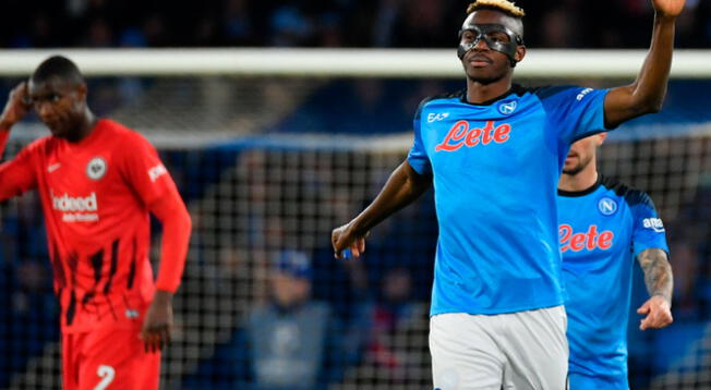 Napoli superó a Frankfurt por la vuelta de octavos de la Champions League