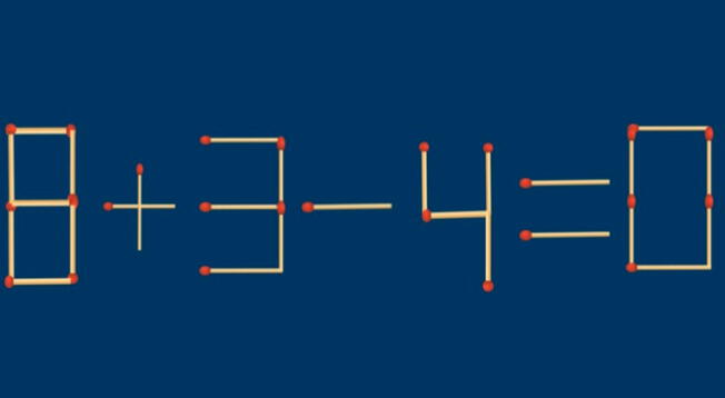 Analiza la ecuación que aparece en el acertijo visual y corrígelo en el menor tiempo.