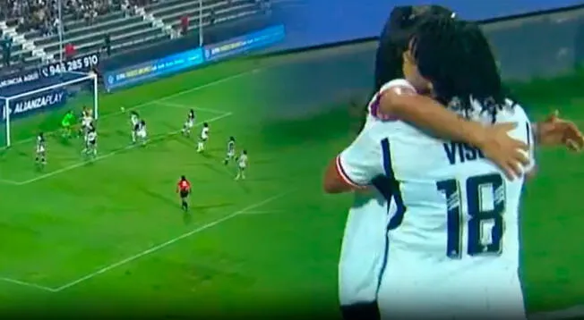 Colo-Colo silenció todo Matute tras marcar el primer gol en el duelo contra Alianza Lima. Foto: Movistar Deportes