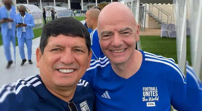 Agustín Lozano se mostró feliz por la reelección de Infantino como presidente de la FIFA