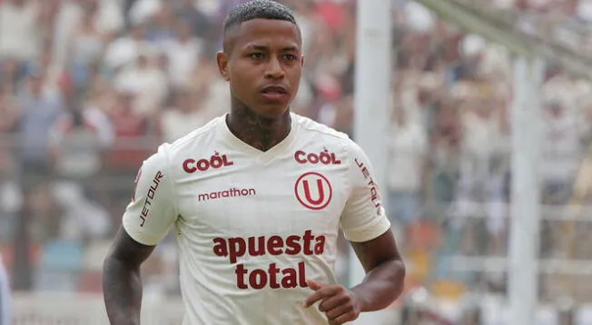 Andy Polo con camiseta de Universitario en este 2023